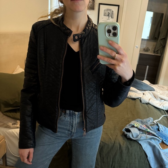 Andrew Marc Leather Jacket - Picture 1 of 3